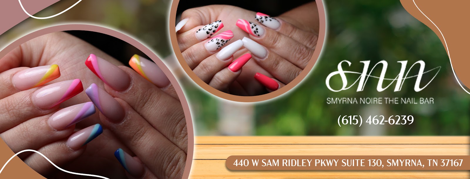 Smyrna Noire the NailBar logo